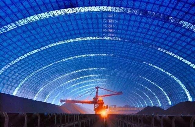 鸡西亿优钢构工程师为您解析原料场封闭技术的特点和类型
